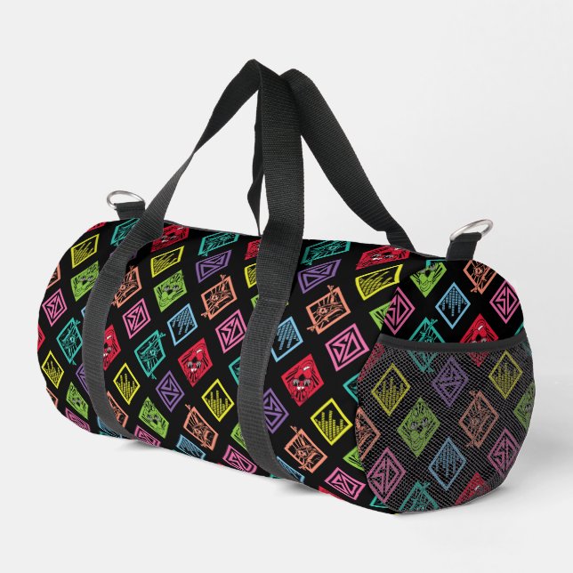 DJ Scooby-Doo Pattern Duffle Bag (Right Corner)
