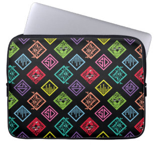 DJ Scooby-Doo Pattern Laptop Sleeve