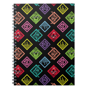 DJ Scooby-Doo Pattern Notebook