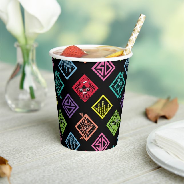 DJ Scooby-Doo Pattern Paper Cups (Insitu)