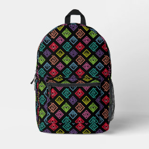 DJ Scooby-Doo Pattern Printed Backpack