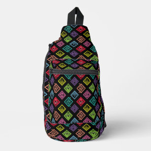 DJ Scooby-Doo Pattern Sling Bag