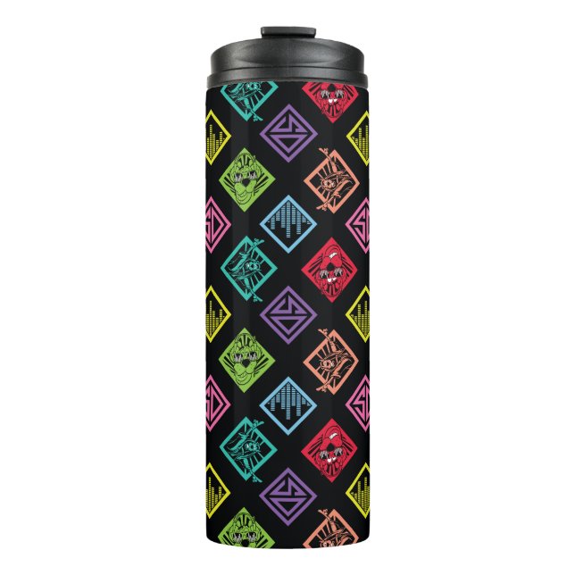 DJ Scooby-Doo Pattern Thermal Tumbler (Front)