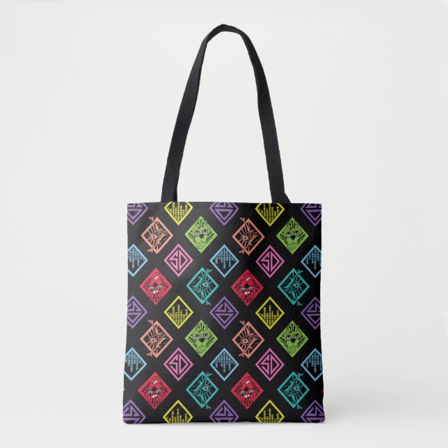 DJ Scooby-Doo Pattern Tote Bag (Front)