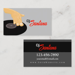 Dj Scratch Business Card