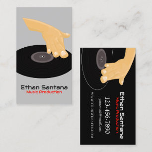 Dj Scratch Business Card