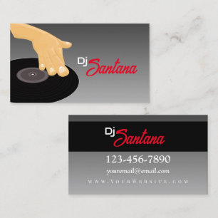 Dj Scratch Business Card