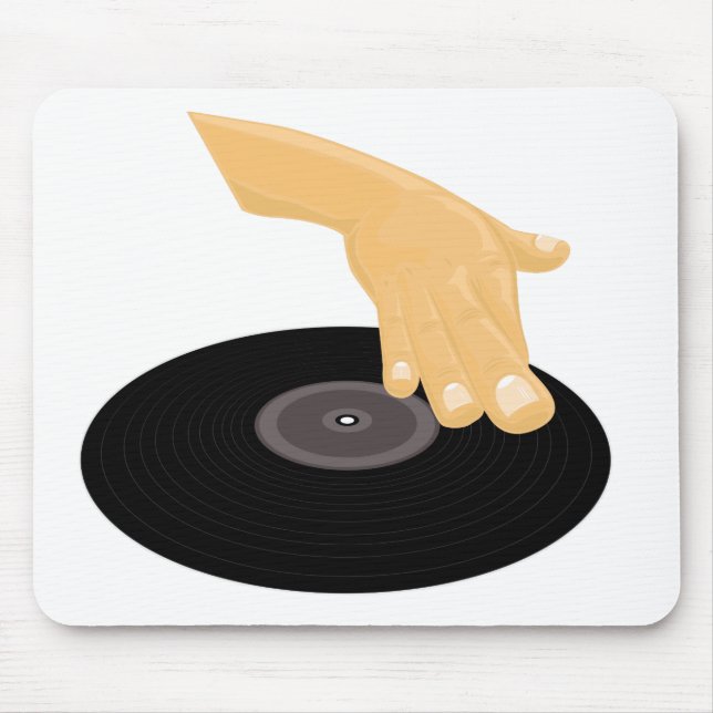 Dj Scratch Mouse Mat (Front)
