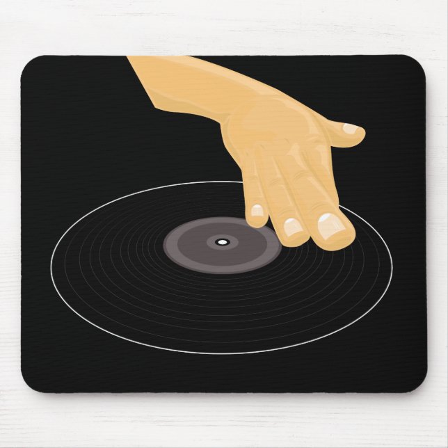 DJ Scratch Mouse Mat (Front)