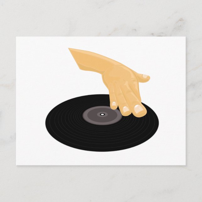 Dj Scratch Postcard (Front)