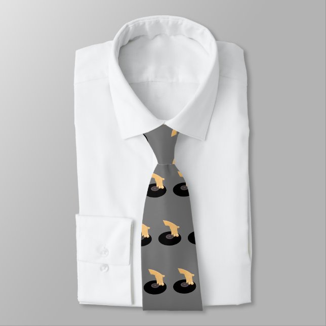 DJ Scratch Tie (Tied)
