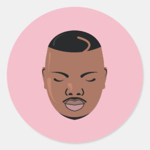 DJ Screw Classic Round Sticker