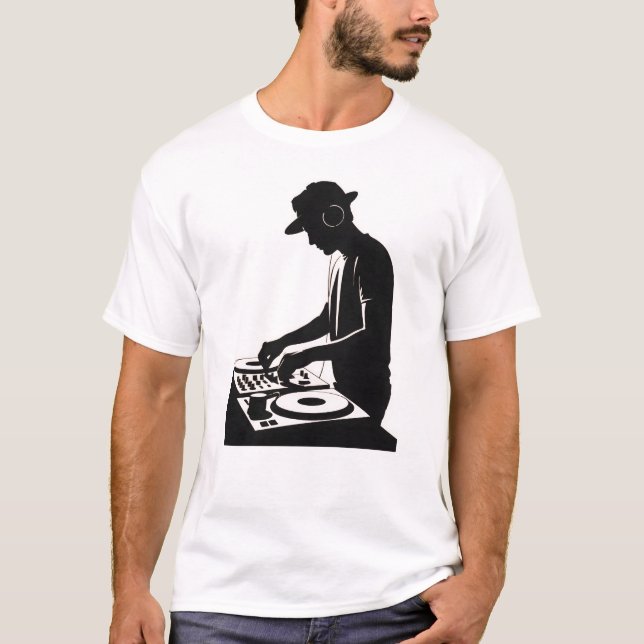 DJ Silhouette T-Shirt (Front)