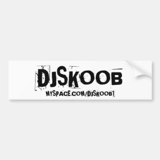 Dj SKOOB BUMPER Bumper Sticker