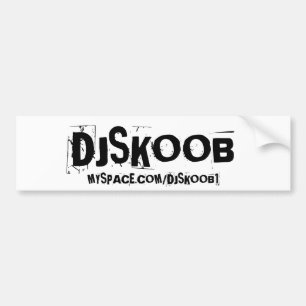 Dj SKOOB BUMPER Sticker