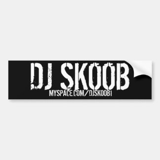 DJ SKOOB BUMPER STICKER