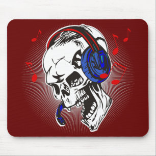 DJ Skull Mouse Mat