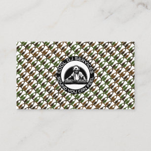  DJ Sound Logo/ Warm Modern Audio Identity Design Business Card