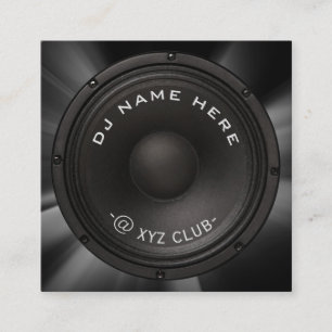 DJ Speaker Business Card