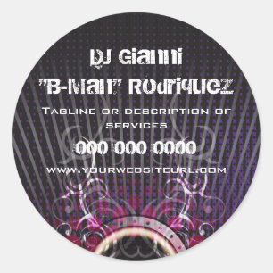 DJ Speaker Rays Promotional Sticker
