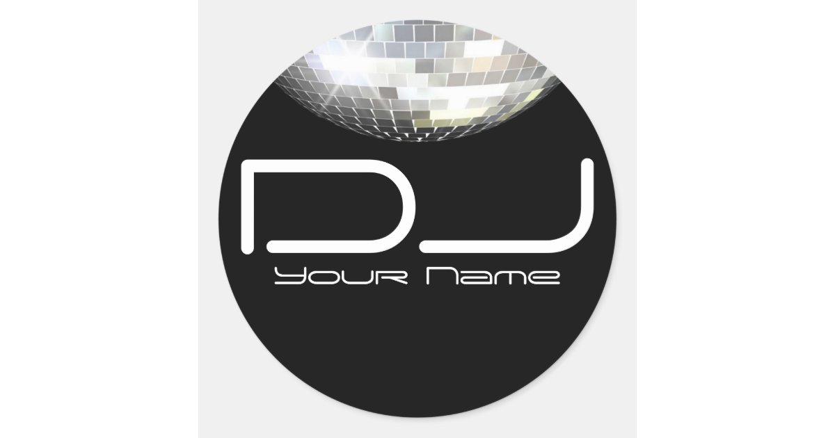 DJ Sticker | Zazzle