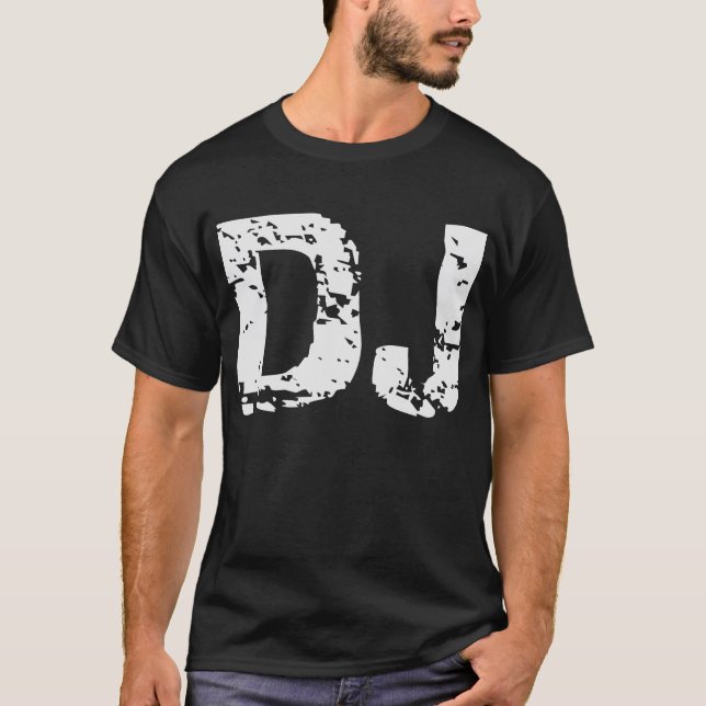 DJ T Shirt Dark (Front)