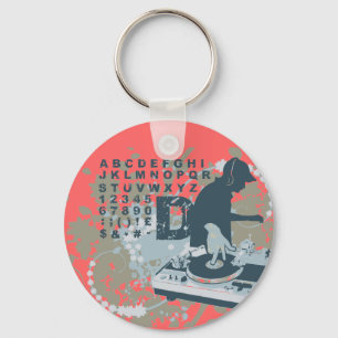DJ T-shirts and Gifts Key Ring