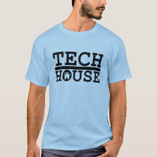 dj tech house music deep black design t shirt