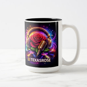 DJ TEXASROSE 2 Two-Tone COFFEE MUG
