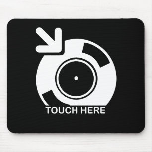 DJ Touch Here Mouse Mat