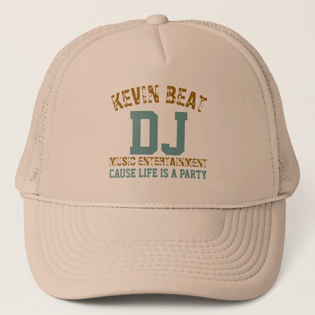 dj trucker hat (Front)