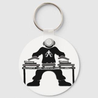 DJ_tshirtUPLOAD, myspace.com/smoovejamminjames73 Key Ring