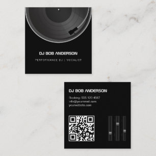 DJ turntable Calling Card
