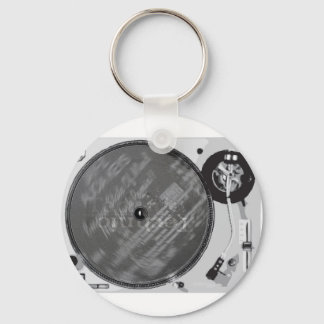 DJ Turntable Key Ring