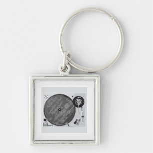 DJ Turntable Key Ring