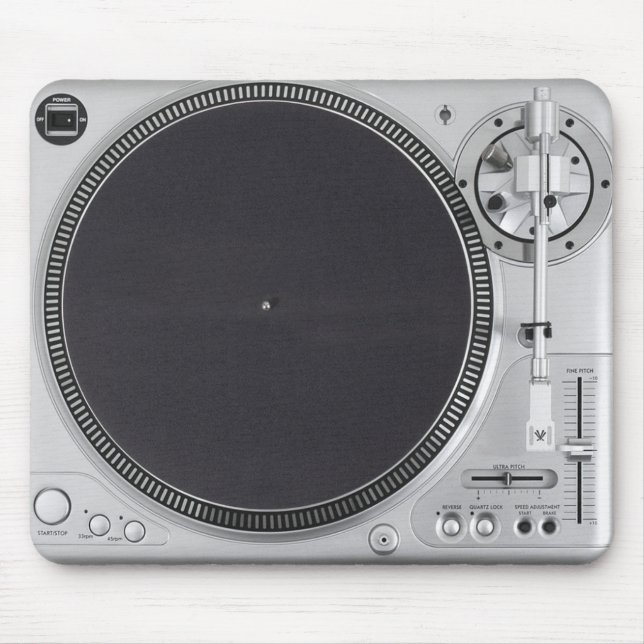 DJ Turntable Mousepad (Front)