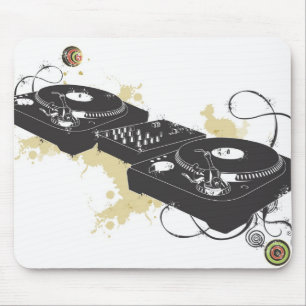 DJ turntable Mousepad