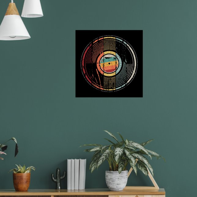DJ Turntable record for vinyl listeners Poster (Living Room 1)