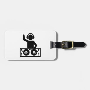DJ Turntables Luggage Tag