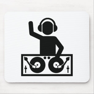 DJ Turntables Mouse Mat
