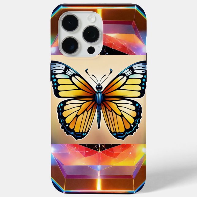 DJ Vibes & Butterfly Dreams – iPhone 15 Pro Max Ca Case-Mate iPhone Case (Back)
