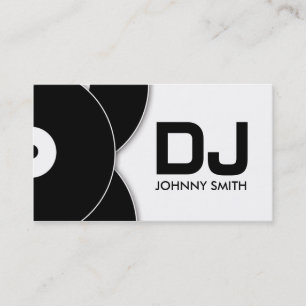 DJ Vinyl Record Music Business Card
