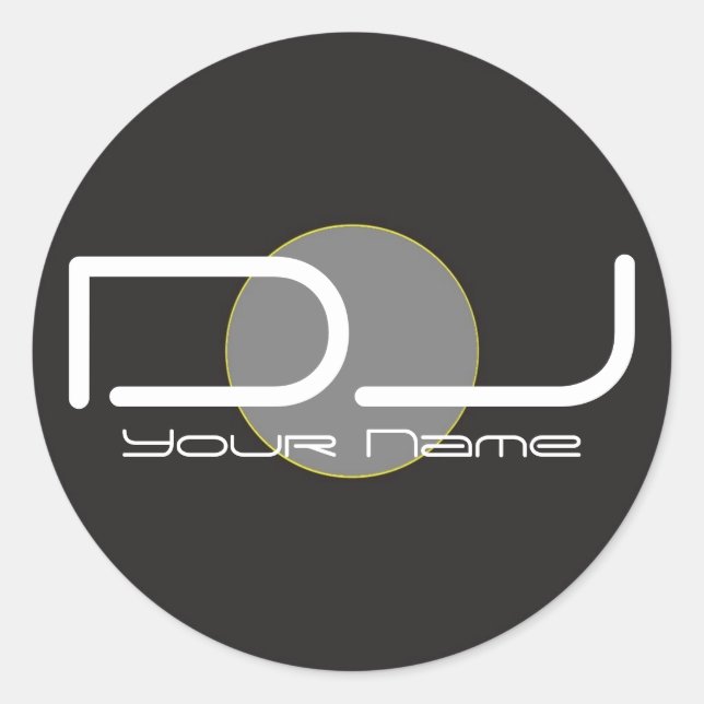 DJ Vinyl Sticker (Front)