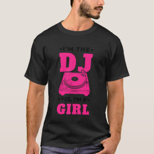 DJ Women Turntable Rave Techno House Music Disc Jo T-Shirt