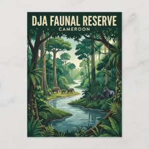Dja Faunal Reserve Cameroon Postcard