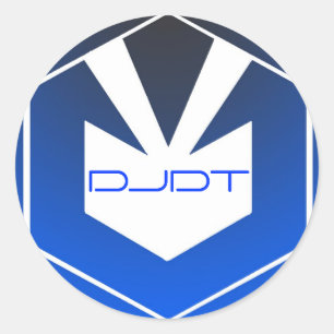 DJDT Blue Sticker Large