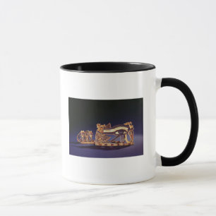Djed pillar pectoral and wedjet eye pectoral mug