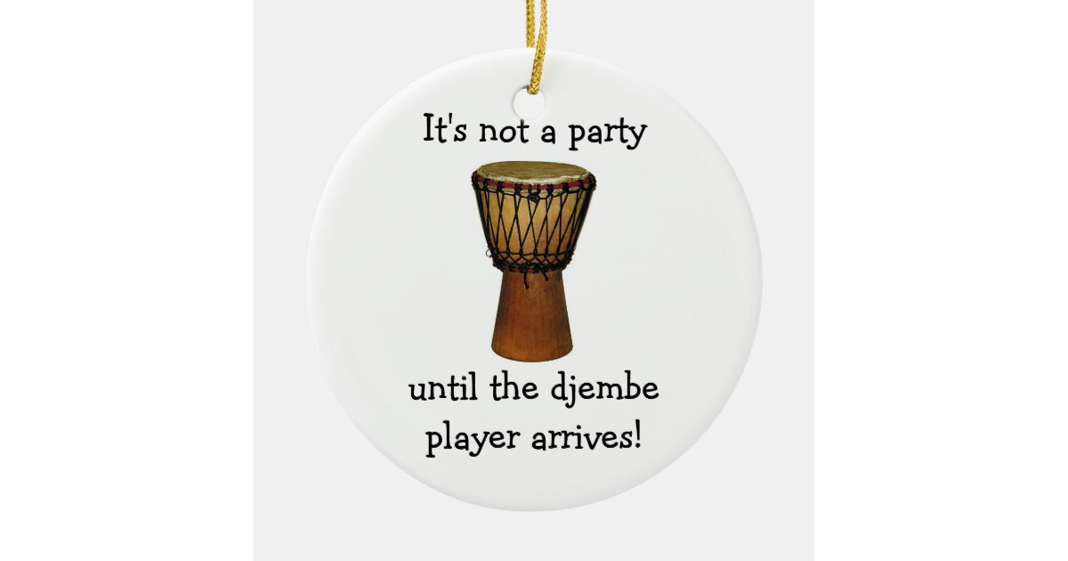 DJEMBE Christmas ornament Zazzle
