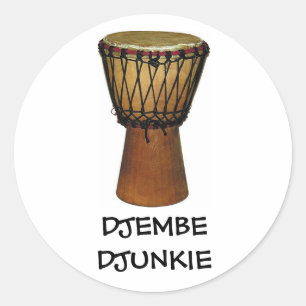 DJEMBE DJUNKIE stickers
