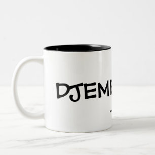 DJEMBE FOLA, www.wulabadrum.com Two-Tone Coffee Mug